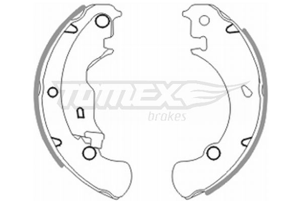 TOMEX BRAKES Комплект тормозных колодок TX 20-42